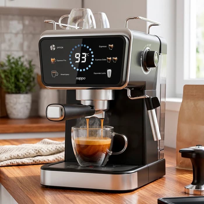 CAFETERA ESPRESSO BARISTA PRO 7 EN 1 NAPPO NEC-260 MC 127V 6