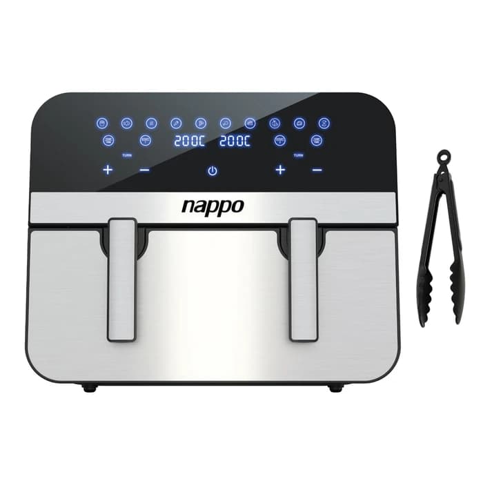 FREIDORA DIGITAL NAPPO SIN ACEITE DOBLE NUTRIFRYER 11L NEF-248 2