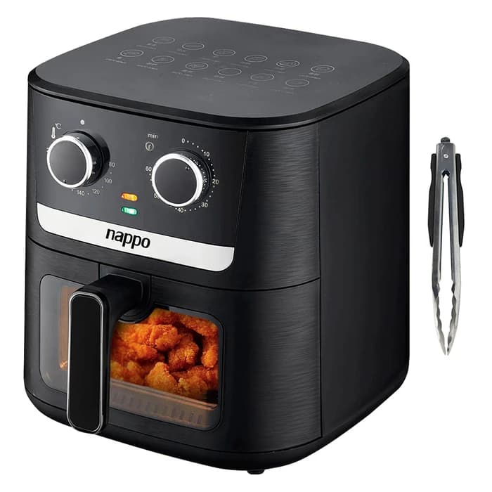FREIDORA NAPPO SIN ACEITE MECANICA MASTER 7L NEF-245 NEGRA 1