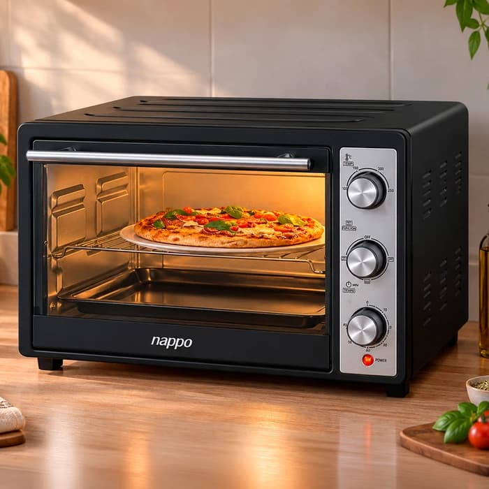 HORNO COMPACTO NAPPO 36L SIN HORNALLAS NEH-043 6