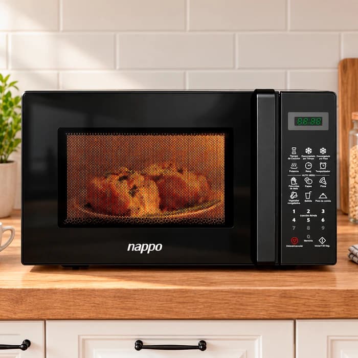 MICROONDAS NAPPO 20L NEGRO 220V/50Hz 6