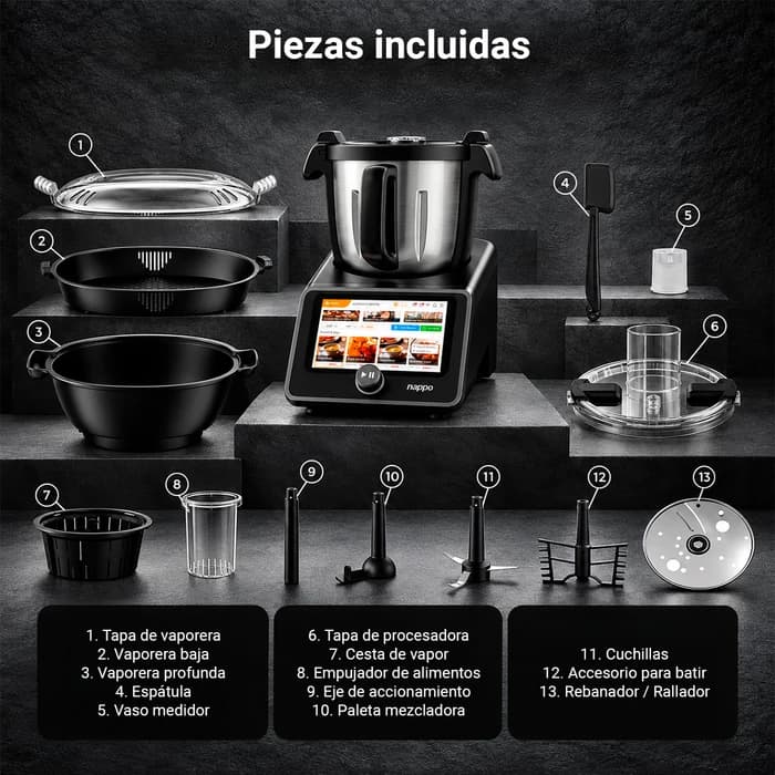 ROBOT DE COCINA NAPPO NERO-357 4