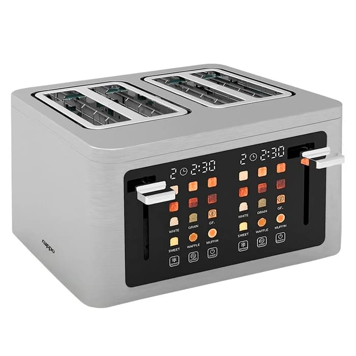 TOSTADORA TOUCH DIGITAL MULTIFUNCIÓN CUÁDRUPLE NAPPO NET-354 3