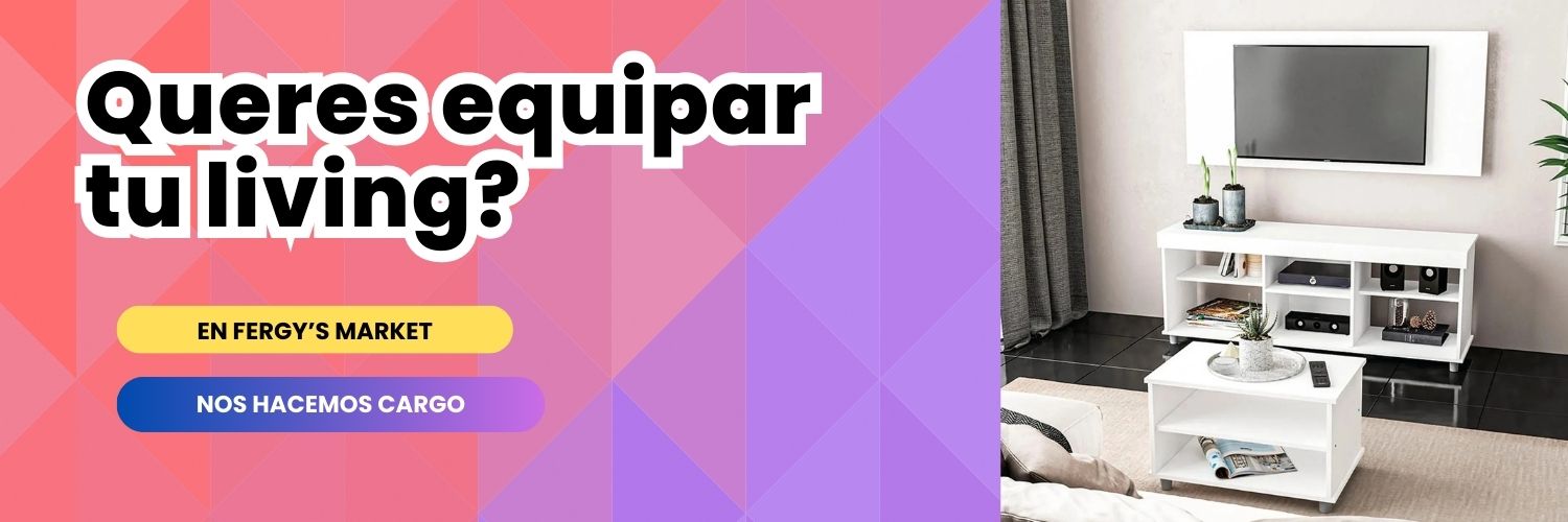 QUERES EQUIPAR TU LIVING