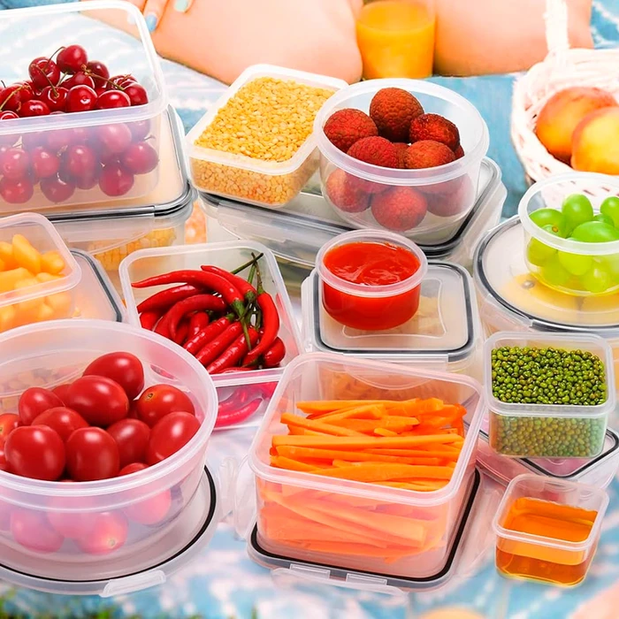 Juego de Recipientes CROiX Herméticos Apilables con Tapa x24 Unidades - Imagen 7