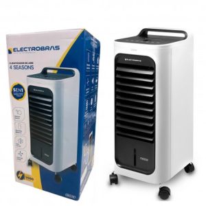 AIRE PORTATIL CLIMATIZADOR - 4 SEASONS (FRIO/CALOR) 5EN1: PURIFICA, CALIENTA, HUMIDIFICA, ENFRIA Y VENTILA EBCA-02