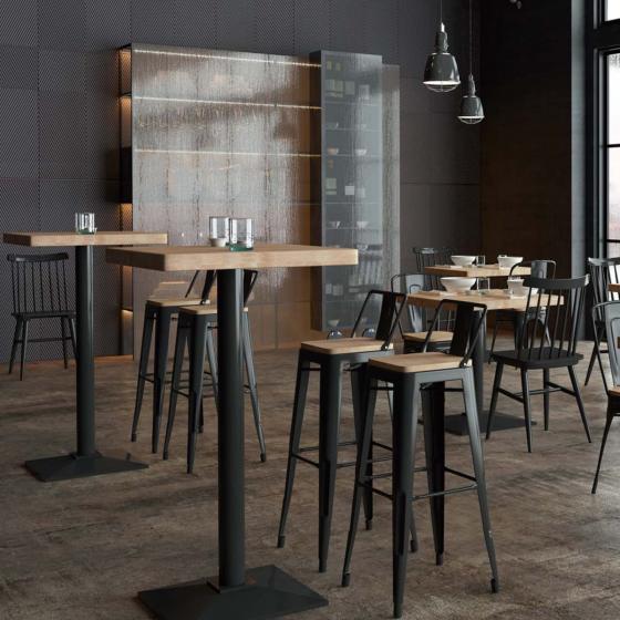 BUTACA TOLIX LEVEL CON ASIENTO DE MADERA (NG) - Imagen 3