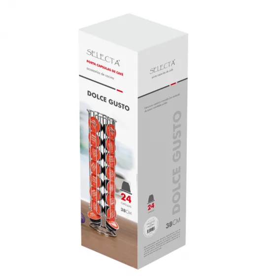 SOPORTE P/CAPSULAS CAFE DOLCE GUSTO METAL D12x33CM - Imagen 3