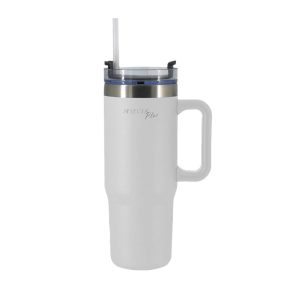 MUG TRAVEL TERMICO 900ML ACERO INOX BLANCO SELECTA