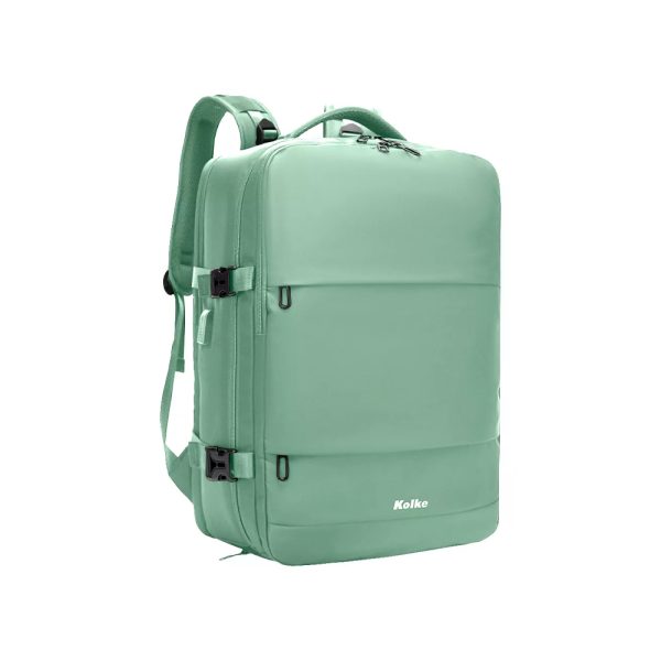 MOCHILA ANTI-ROBO JOURNEY KVM-654 VERDE AGUA - Imagen 2