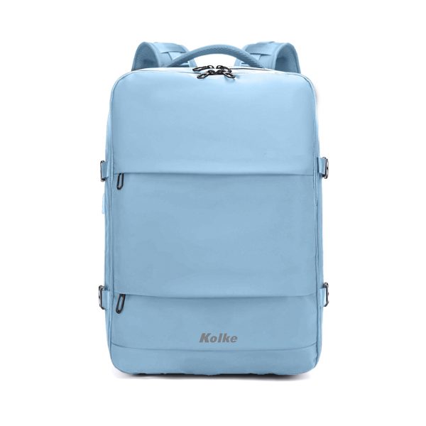 MOCHILA ANTI-ROBO JOURNEY KVM-654 CELESTE