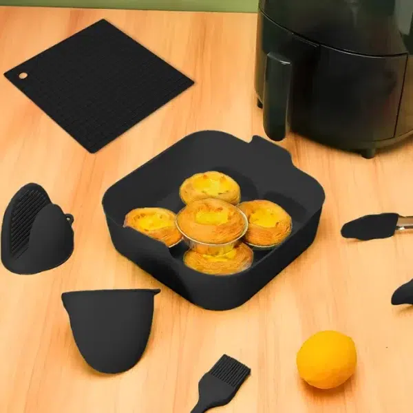 SET DE UTENSILIOS 6 PCS CUADRADO CROIX NEGRO - Imagen 8
