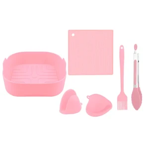 SET DE UTENSILIOS 6 PCS CUADRADO CROIX ROSA