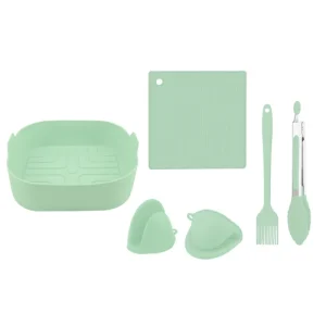 SET DE UTENSILIOS 6 PCS CUADRADO CROIX VERDE