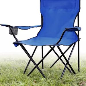 SILLÓN PLEGABLE CON POSA BRAZOS Y PORTA VASOS