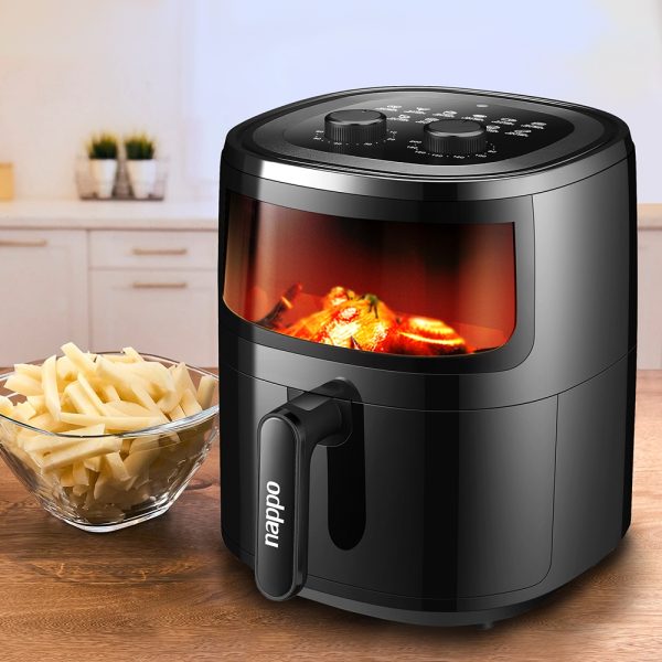 FREIDORA MECANICA NAPPO SIN ACEITE 5,7L NEF-148 NEGRA - Imagen 2