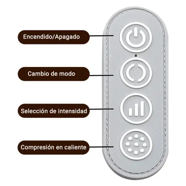 MASAJEADOR DE CUELLO, ESPALDA Y HOMBROS NAPPO NPM-208 NEGRO - Imagen 4