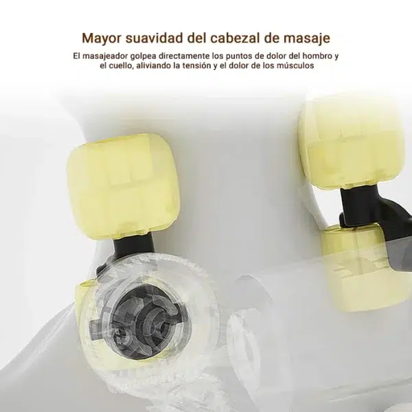 MASAJEADOR DE CUELLO, ESPALDA Y HOMBROS NAPPO NPM-208 NEGRO - Imagen 5