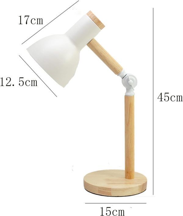 LAMPARA ARTICULADA DE ESCRITORIO DECOTEAM DOL-034 BLANCA - Imagen 2
