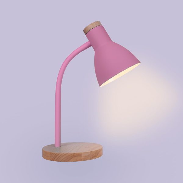 LAMPARA DE ESCRITORIO DECOTEAM DOL-035 ROSA - Imagen 2