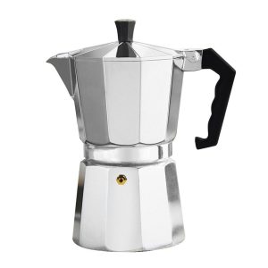 CAFETERA ITALIANA ALUMINIO 450ML 9T PLATA VARENNA