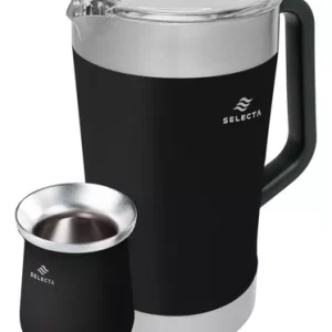 SET JARRA 1.9L + MATE 330ML A.INOX NEGRO SELECTA