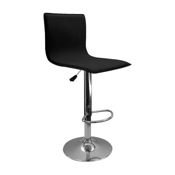 BUTACA CON RESPALDO SLIM LEVEL NEGRA