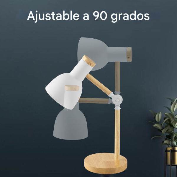 LAMPARA ARTICULADA DE ESCRITORIO DECOTEAM DOL-034 BLANCA - Imagen 3