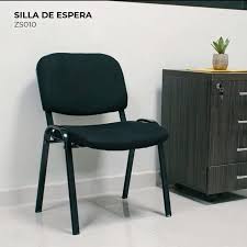 SILLA DE ESPERA LEVEL COLOR NEGRO - Imagen 2