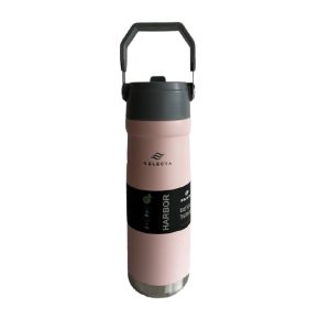 BOTELLA TERMICA 650ML DOBLE PARED ROSA