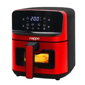 FREIDORA SIN ACEITE DIGITAL NAPPO 4,5L ROJA NEF-213