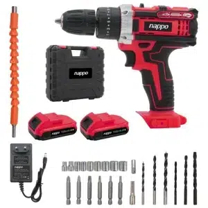 KIT TALADRO INALAMBRICO DE IMPACTO NAPPO 28 PCS NHK-216