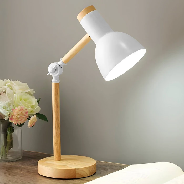 LAMPARA ARTICULADA DE ESCRITORIO DECOTEAM DOL-034 BLANCA - Imagen 9