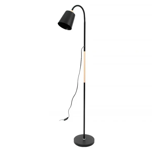 LAMPARA DE PIE DECOTEAM DLL-036 NEGRA