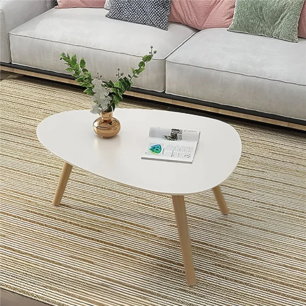 MESA CENTRICA TRIANG  BAMBOO C/BLANCO 99X70X46CM - Imagen 2