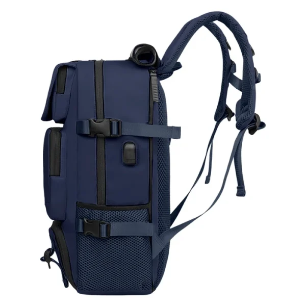 MOCHILA DE VIAJES HIKES KVM-720 AZUL - Imagen 4