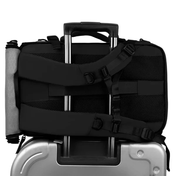 MOCHILA DE VIAJES HIKES KVM-720 NEGRA - Imagen 8