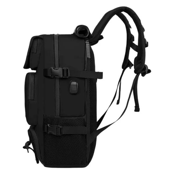 MOCHILA DE VIAJES HIKES KVM-720 NEGRA - Imagen 10