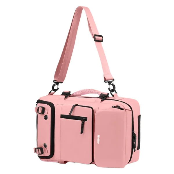 MOCHILA DE VIAJES HIKES KVM-720 ROSA - Imagen 9