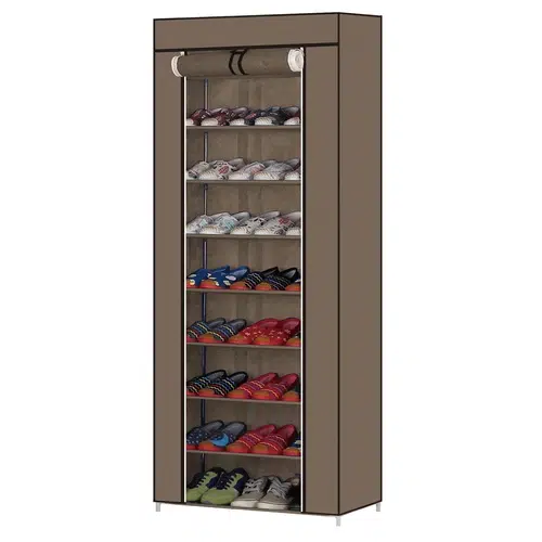 ESTANTERIA TNT DECOTEAM 7 ESTANTES DME-011 MARRON