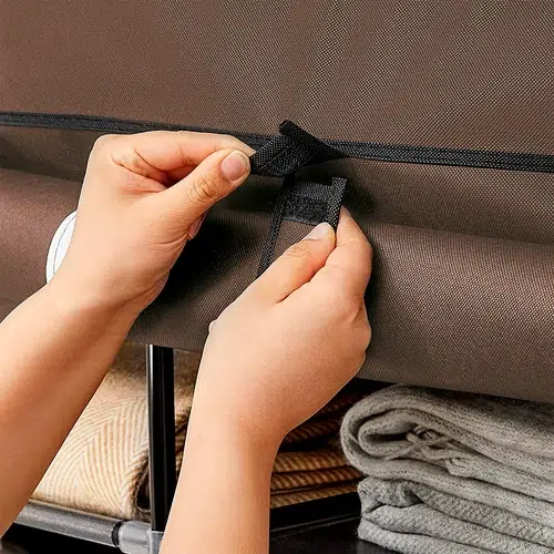 ESTANTERIA TNT DECOTEAM 7 ESTANTES DME-011 MARRON - Imagen 7