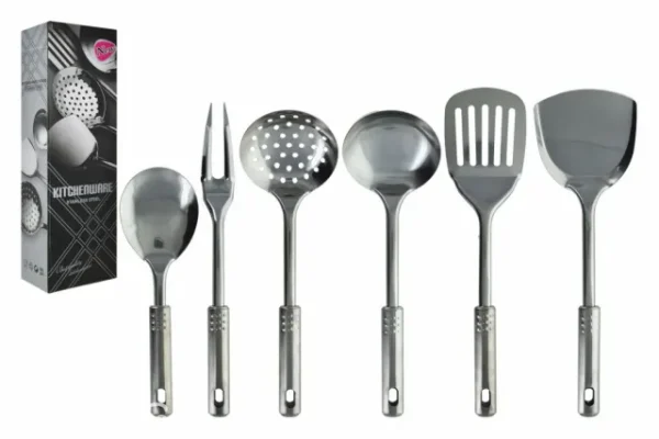 SET UTENSILIOS DE COCINA DE ACERO INOXIDABLE
