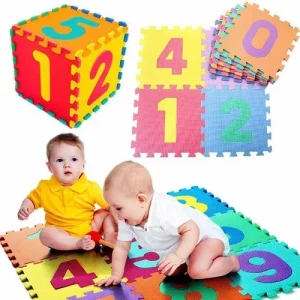 PISOS GOMA EVA PRIMERA INFANCIA NUMERICO 10 PIEZAS