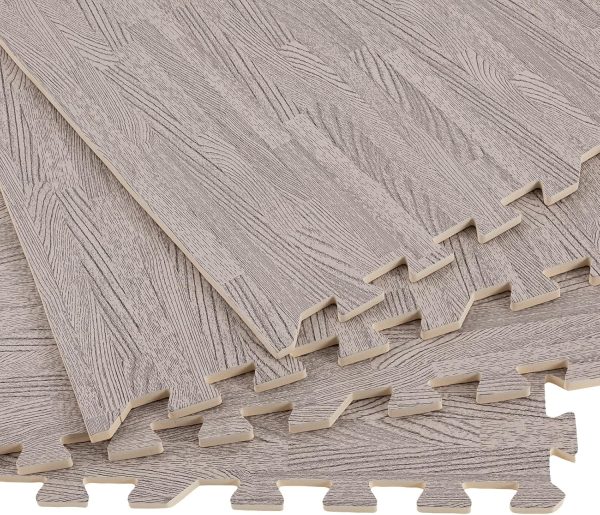 PISOS GOMA EVA MADERA GRIS