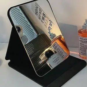 ESPEJO PARA MAQUILLAJE DE PLEGABLE NEGRO