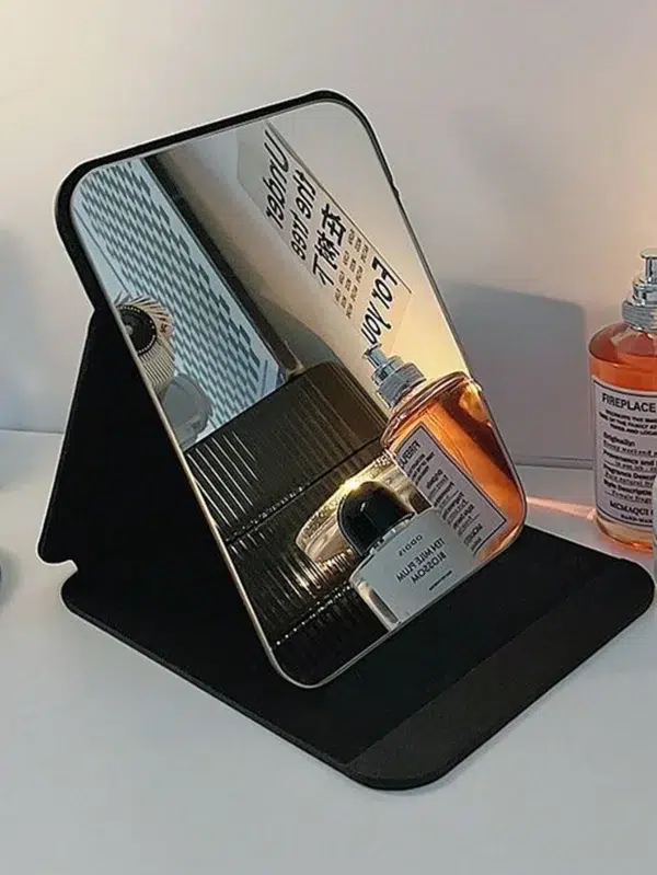 ESPEJO PARA MAQUILLAJE DE PLEGABLE NEGRO