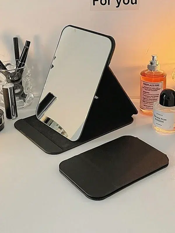 ESPEJO PARA MAQUILLAJE DE PLEGABLE NEGRO - Imagen 4