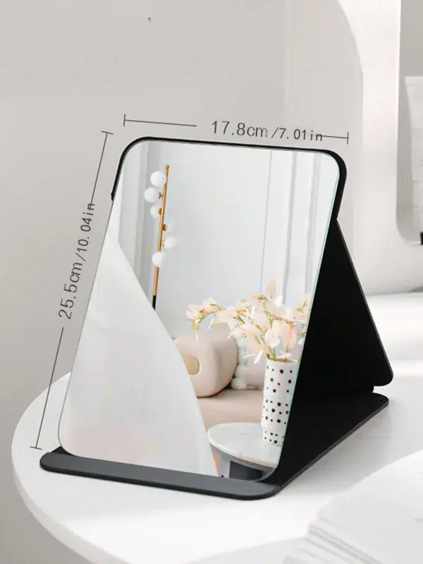 ESPEJO PARA MAQUILLAJE DE PLEGABLE NEGRO - Imagen 2