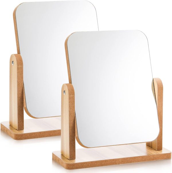 ESPEJO PARA MAQUILLAJE DE MADERA DINAMICO