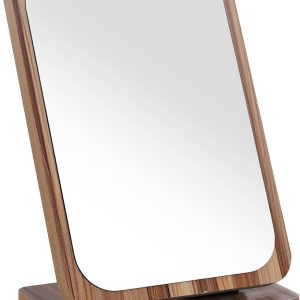 ESPEJO PARA MAQUILLAJE DE MADERA ESTATICO